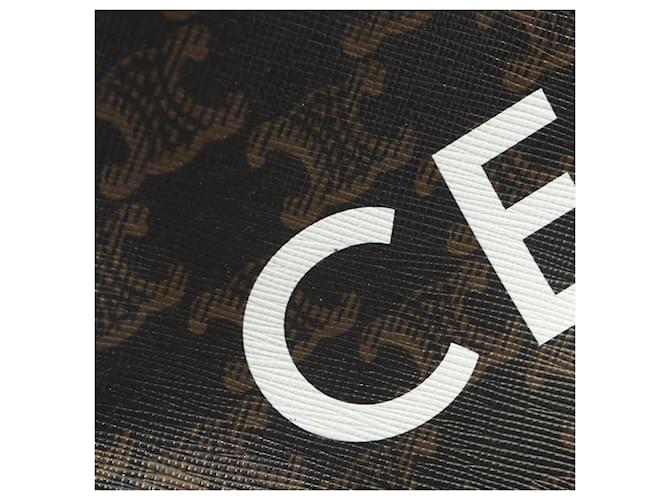 Céline Celine Triomphe Messenger Bag Medium Schwarz - Ansicht 9