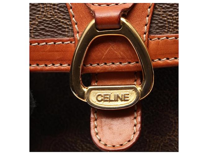 Céline Borsa a Spalla Celine Macadam Marrone - vista 12