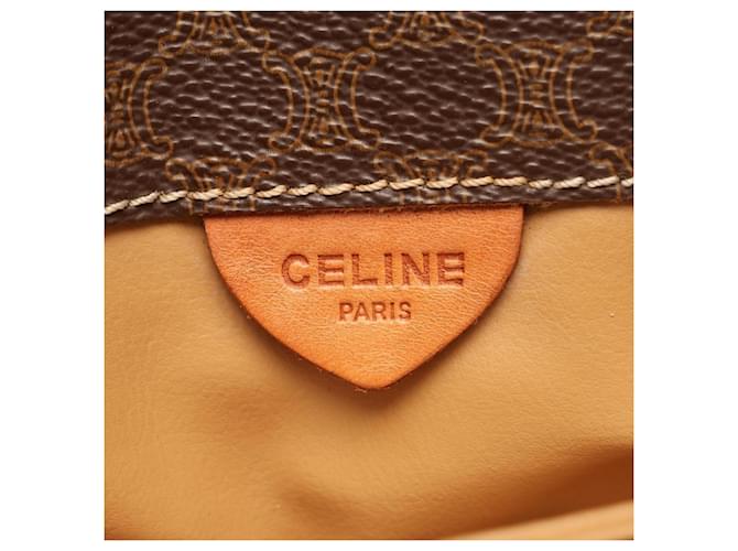 Céline Borsa a Spalla Celine Macadam Marrone - vista 4