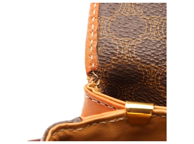 Céline Borsa a Spalla Celine Macadam Marrone - vista 6