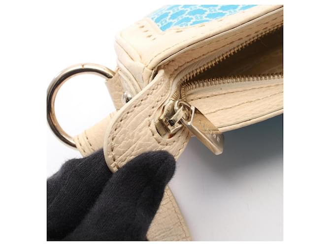 Céline Borsa a Spalla Celine Macadam Blu Crudo - vista 6