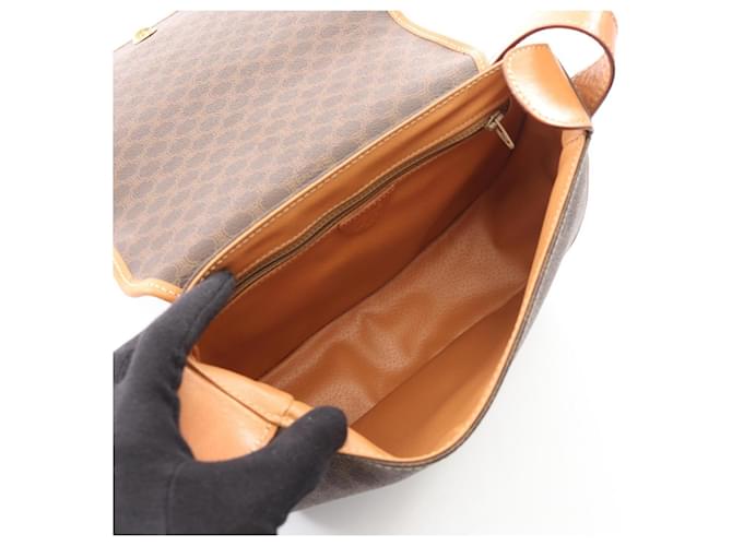 Céline Borsa a Spalla Celine Macadam Marrone - vista 3