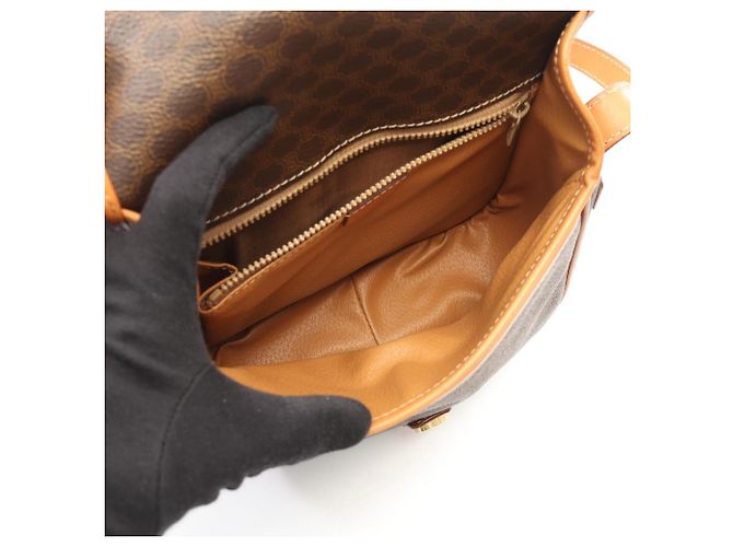 Céline Borsa a Spalla/Borsa a Mano Celine Macadam Marrone - vista 3