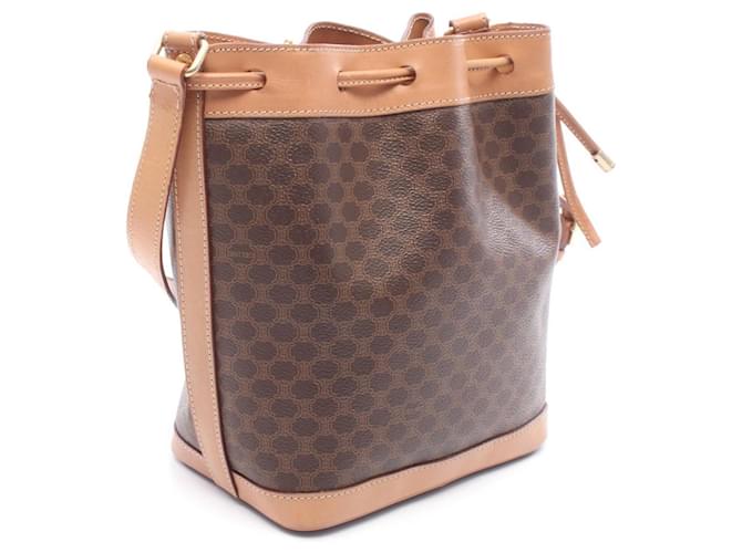 Céline Borsa a Spalla Celine Macadam Marrone - vista 2