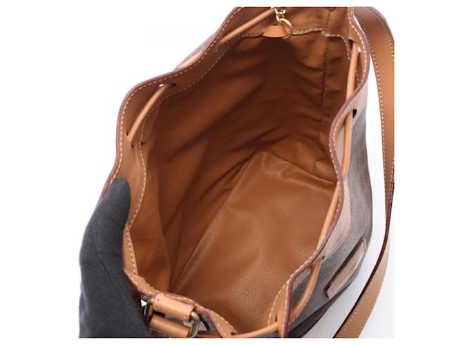 Céline Borsa a Spalla Celine Macadam Marrone - vista 3
