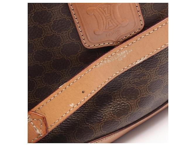 Céline Borsa a Spalla Celine Macadam Marrone - vista 6