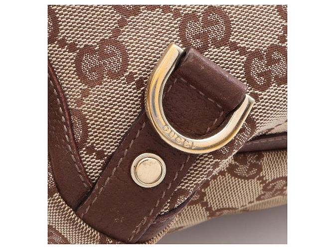 Borsa Tote Abbey GG Canvas Gucci Marrone Beige - vista 10