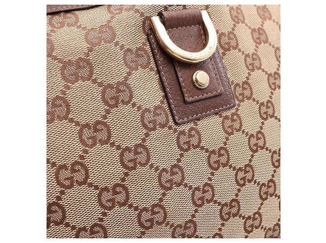 Borsa Tote Abbey GG Canvas Gucci Marrone Beige - vista 5