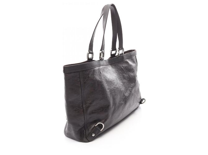 Borsa Tote Abbey Horsebit Gucci Marrone - vista 2