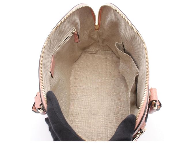 Borsa 2 Way Gucci Interlocking G rosa - vista 3