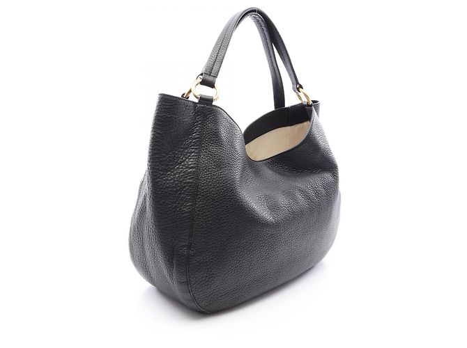 Bolso de Hombro Gucci Interlocking G Negro - vista 2