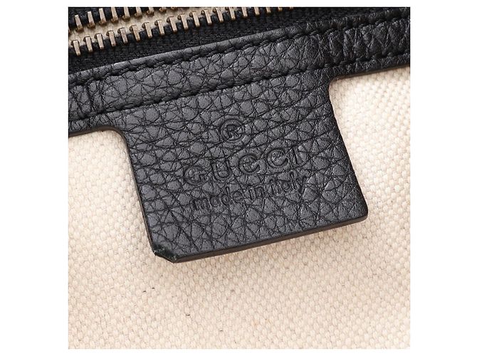 Bolso de Hombro Gucci Interlocking G Negro - vista 4