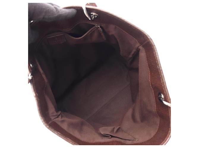 Borsa Tote Gucci Eclipse GG Canvas Marrone Beige - vista 3