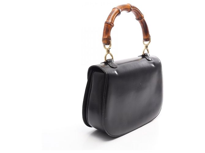 Borsa 2-Way Old Bamboo Gucci Nero - vista 2