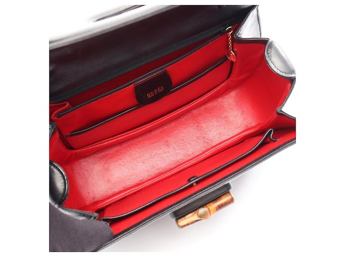 Borsa 2-Way Old Bamboo Gucci Nero - vista 3