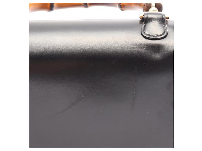 Borsa 2-Way Old Bamboo Gucci Nero - vista 6