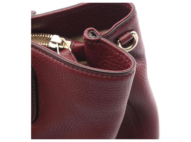 Gucci Soho Interlocking G 2-Way Tote Tasche Bordeaux - Ansicht 7