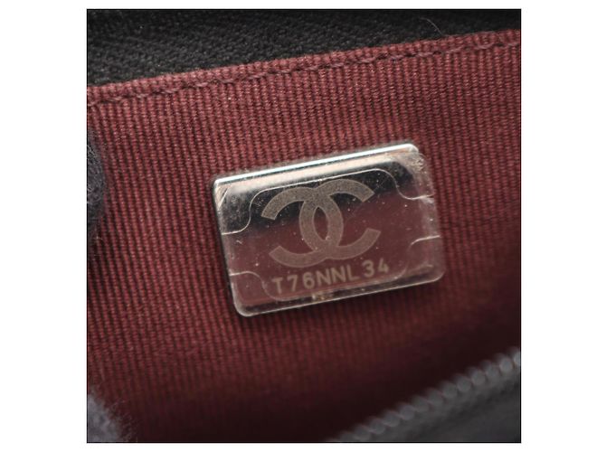Borsa a tracolla Chanel Matelassé in agnello Nero - vista 5