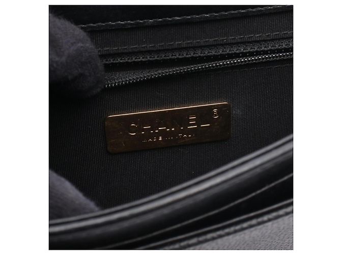 Borsa a tracolla Chanel Matelassé in agnello nero - vista 4