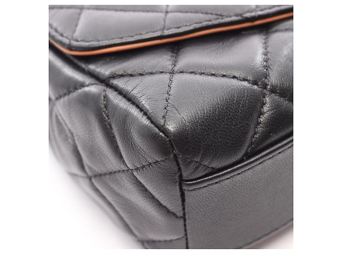 Borsa a tracolla Chanel Matelassé nera Nero - vista 8