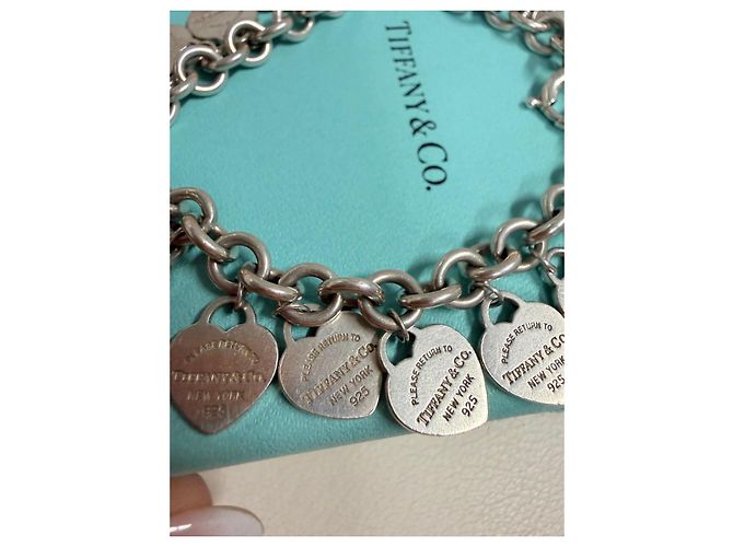 Tiffany & Co tiffany &co multi heart bracciale Argento - vista 13
