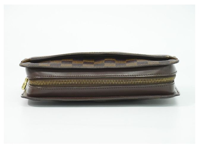 Louis Vuitton Pochette Saint Louis Damier Marrone - vista 4