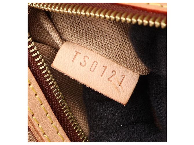 Borsa a Spalla Louis Vuitton Delightful PM Marrone - vista 3