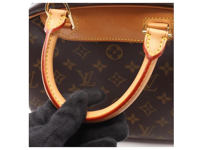 Borsa Louis Vuitton Trouville Monogram Marrone - vista 12