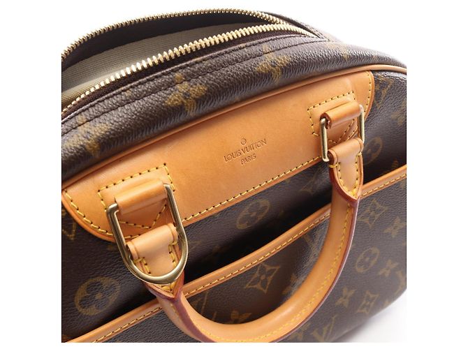Borsa Louis Vuitton Trouville Monogram Marrone - vista 7