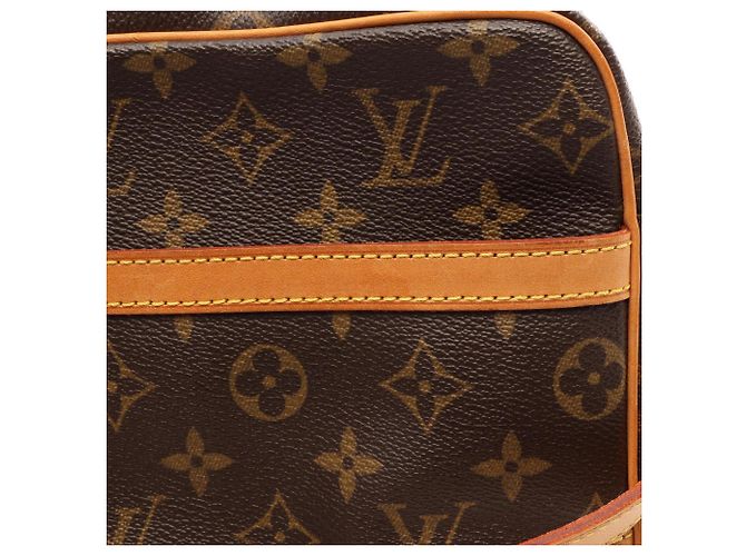 Borsa a Spalla Louis Vuitton Trocadero 27 Monogram Marrone - vista 10