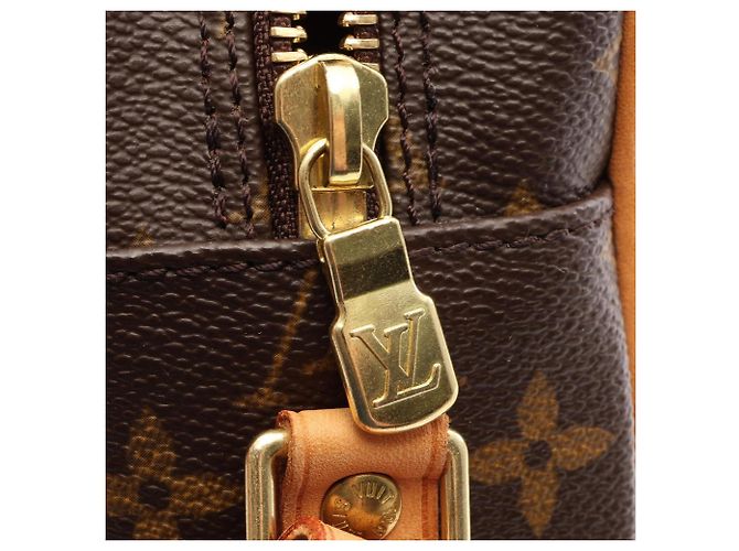 Borsa a Spalla Louis Vuitton Trocadero 27 Monogram Marrone - vista 11