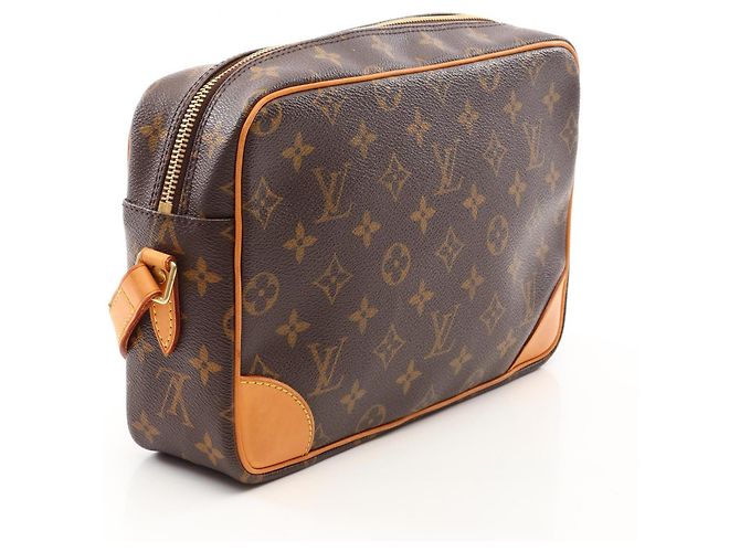 Borsa a Spalla Louis Vuitton Trocadero 27 Monogram Marrone - vista 2