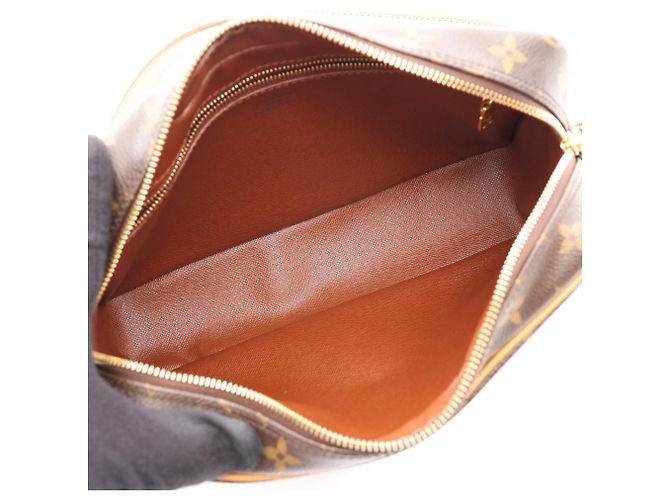 Borsa a Spalla Louis Vuitton Trocadero 27 Monogram Marrone - vista 3