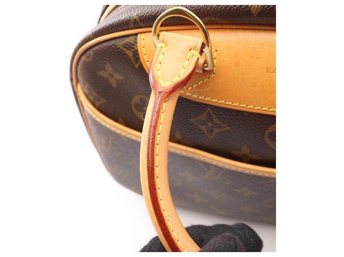 Borsa Louis Vuitton Trouville Marrone - vista 9