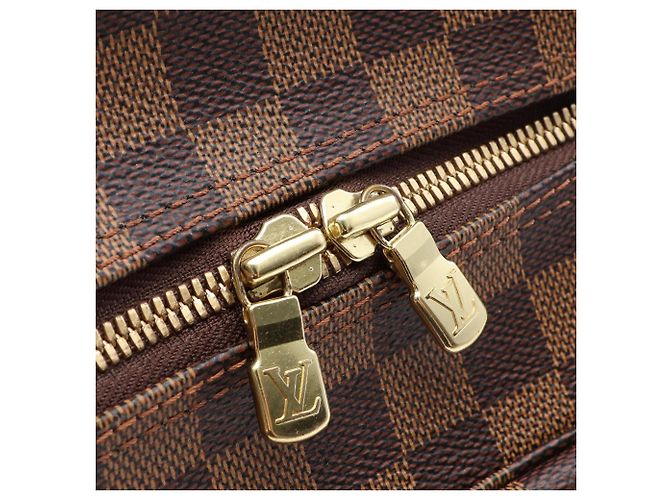 Borsa a Spalla Louis Vuitton Naviglio Marrone Damier ebene - vista 11