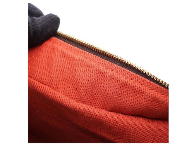 Borsa a Spalla Louis Vuitton Naviglio Marrone Damier ebene - vista 12