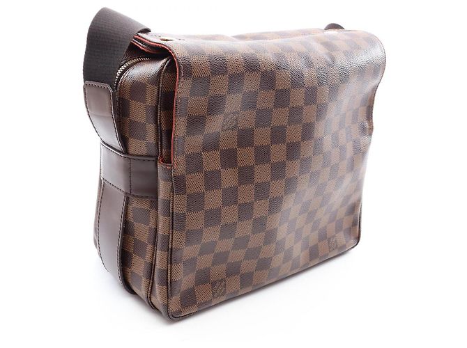 Borsa a Spalla Louis Vuitton Naviglio Marrone Damier ebene - vista 2