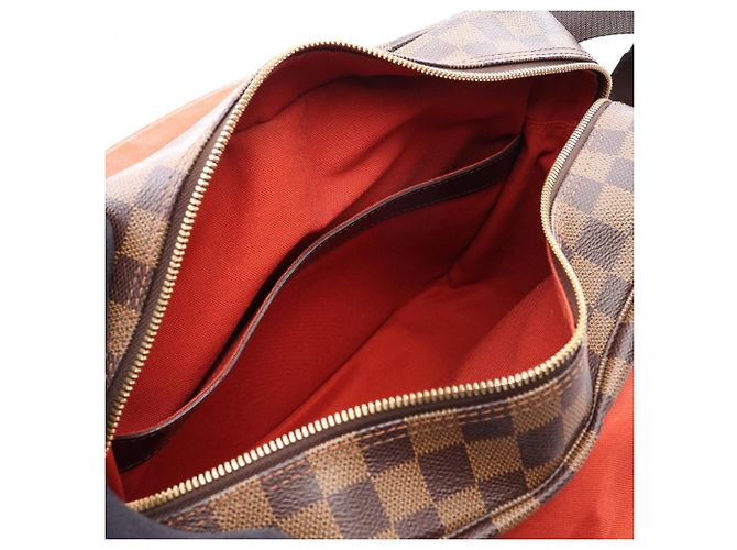 Borsa a Spalla Louis Vuitton Naviglio Marrone Damier ebene - vista 3