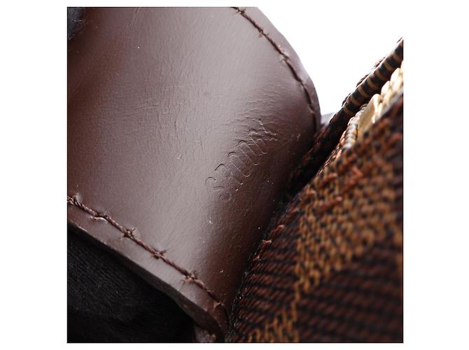 Borsa a Spalla Louis Vuitton Naviglio Marrone Damier ebene - vista 5