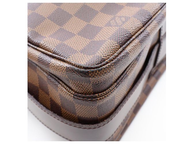 Borsa a Spalla Louis Vuitton Naviglio Marrone Damier ebene - vista 6