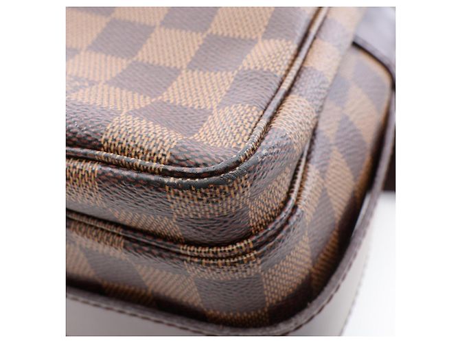 Borsa a Spalla Louis Vuitton Naviglio Marrone Damier ebene - vista 7