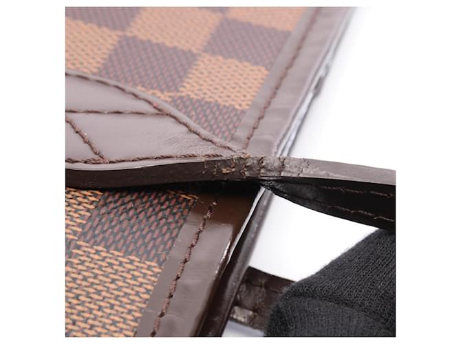 Borsa Tote Louis Vuitton Neverfull MM Marrone - vista 7