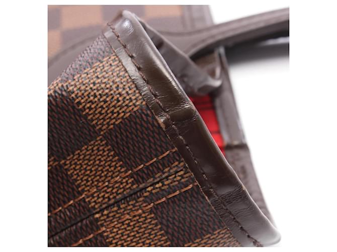 Borsa Tote Louis Vuitton Neverfull MM Marrone - vista 8