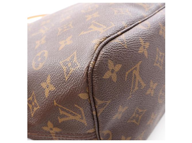 Borsa Tote Louis Vuitton Neverfull MM Marrone - vista 11