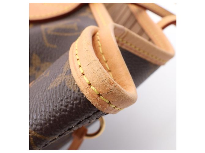Borsa Tote Louis Vuitton Neverfull MM Marrone - vista 6