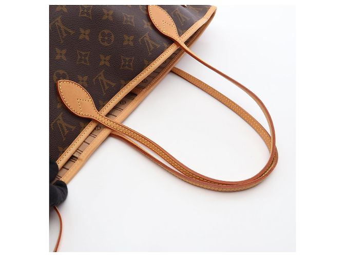 Borsa Tote Louis Vuitton Neverfull MM Marrone - vista 8