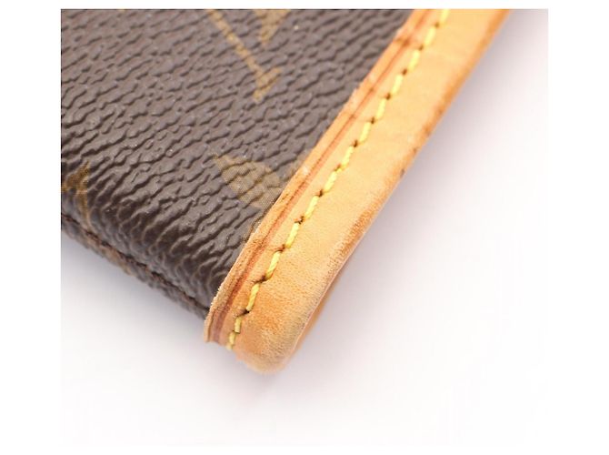 Borsa Tote Louis Vuitton Neverfull MM Marrone - vista 6