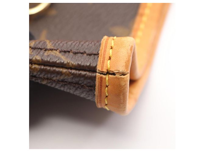 Borsa Tote Louis Vuitton Neverfull MM Marrone - vista 7