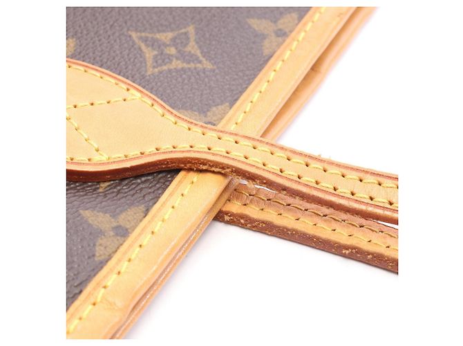 Borsa Tote Louis Vuitton Neverfull PM Marrone - vista 10