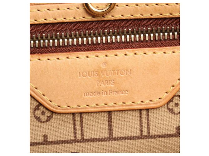 Borsa Tote Louis Vuitton Neverfull PM Marrone - vista 4